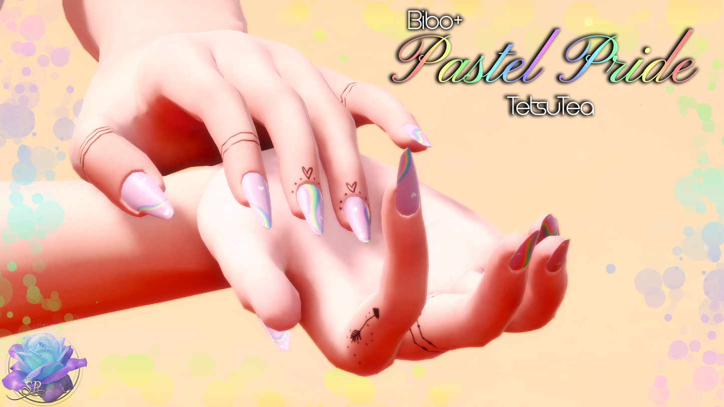 Pastel Pride Nails