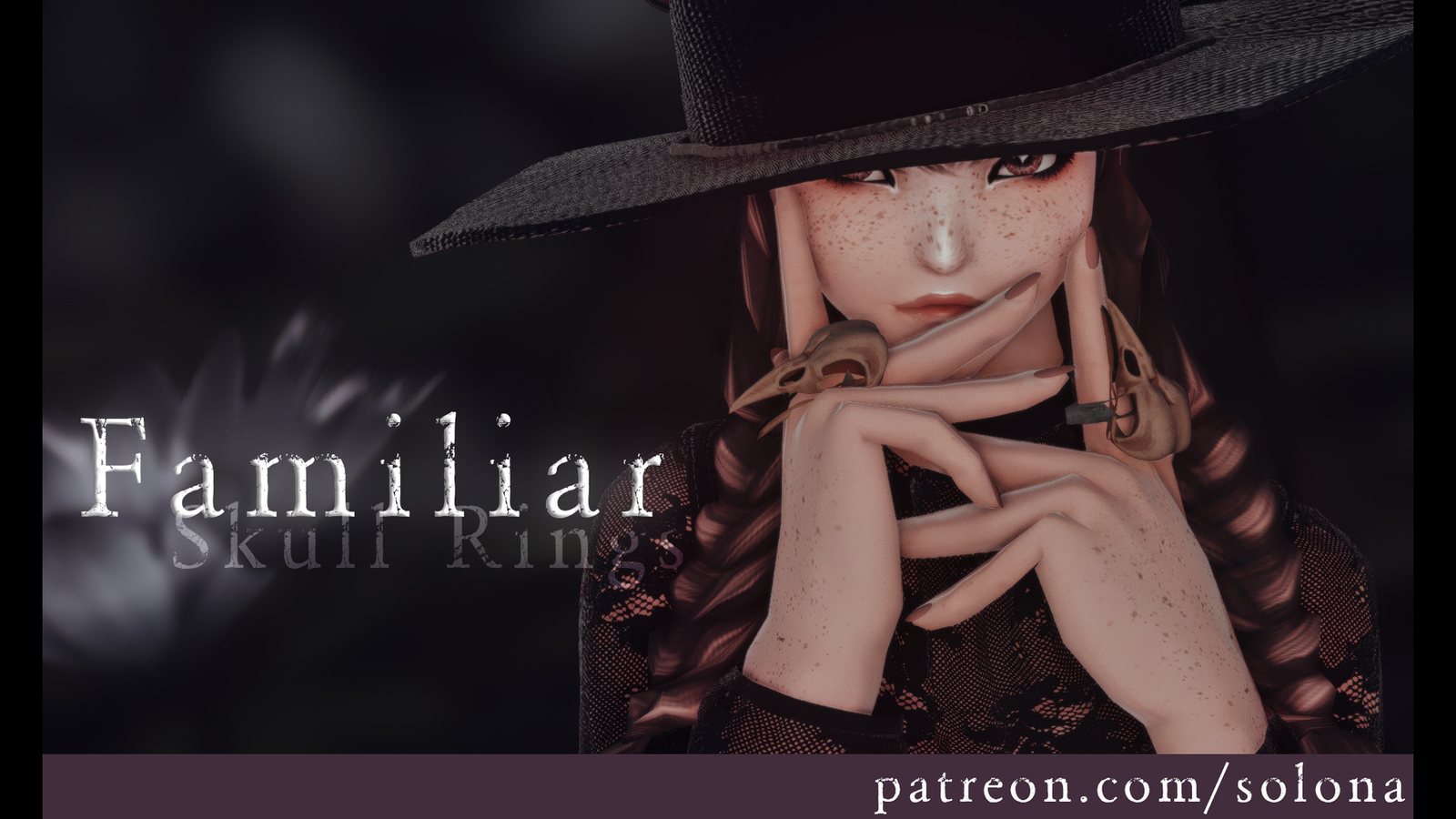 Familiar - Crow Skull Rings
