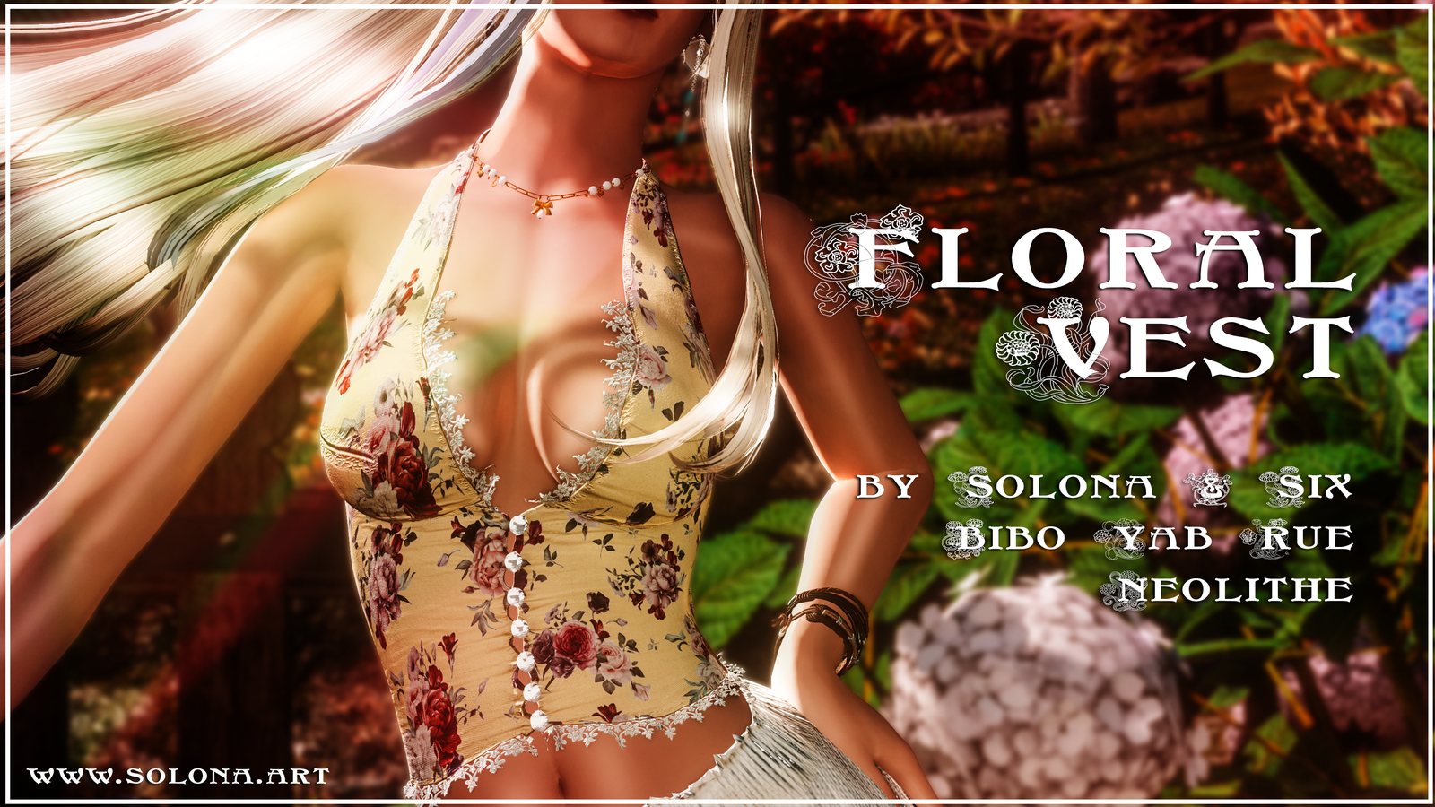 Floral Vest